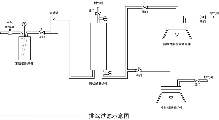 GMP过滤器验证服务流程示意图
